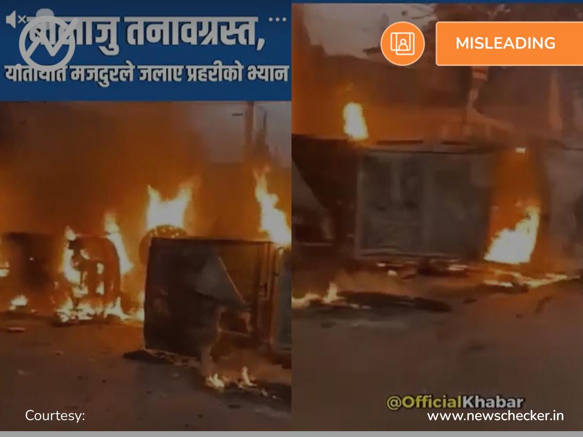 Transport Workers Announced Strike In Kathmandu? No, Viral Video Is From 2023