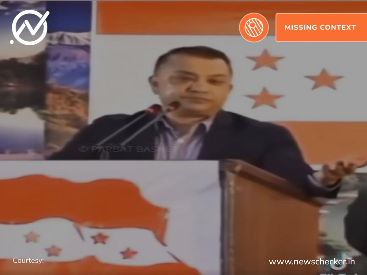 Gagan Thapa Promised Free Mobile Phones For People Over 18? No, Viral Video Is Misleading